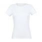 fehér testhezálló női póló