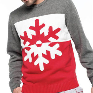 Hópelyhes karácsonyi pulóver